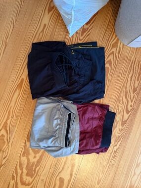 Born Primitive Men’s Athletic Shorts - Black, Gray, Burgundy